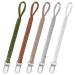 Pacifier Clip for Boys and Girls Binky Holder Pacifier Holder Leash Smoother Clip 100% Handmade Braided Fits All Pacifiers -Modern Unisex Baby Birthdays Gift(5 Pack) 5 Packs