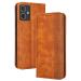 RankOne Flip Leather Case Cover for Motorola Moto G54 / Motorola Moto G54 Power (6.5" Inches) Brown Motorola Moto G54 Brown