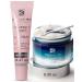 KAPLAN MD Perfect Pout Duo Lip Mask (0.5 oz.) & Lip Balm 0.17 oz. - Complete Anti-Aging Skin Care for Lips Pink Peony Duo