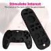 Tronphy Silicone Teether Toys - Remote Control Game Pad Shape Teething for Toddler - Chew Toys for 6-12 Months Baby - Sensory Press Button - 2 Pcs (Black) - Buy Online on GoSupps.com
