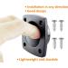 LEQMG Black Nylon Flush Pull Recessed Sliding Door Handle - Boat Cabin Accessories (2 Pcs) - Buy Online on GoSupps.com