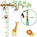 DECOWALL DW-1402 Little Monkeys Tree and Animals Height Chart Kids Wall Stickers Wall Decals Peel and Stick Removable Wall Stickers for Kids Nursery Bedroom Living Room Animal Height Chart - Buy Online on GoSupps.com