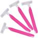 4-Piece Convenient Disposable Razors with 3 blades for Effortless Grooming Smooth Shavers for a Clean and Comfortable Shave on the Go!