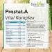 Prostate Capsules - High-Dosed Saw Palmetto Extract & Zinc - Vital Complex with Nettle & Vitamin D - German Quality - DOCVITAL  - Buy Online on GoSupps.com