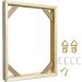 Texas Art DIY Wood Stretcher Bars - 12x16 White Solid Frame Kit for Canvas Gallery Wrap Oil Painting - FBAGM.Ta.MT01-1216 - Buy Online on GoSupps.com