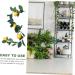 HOMSFOU 3 Pcs Simulation Lemon Rattan Lemon Vines Decorative Fruit Artificial Lemon Artificial Vines Garland Summer Garland for Mantle Lifelike Fruit Decoration Wedding Plant Stem Plastic Yellowx3pcs 100x10cmx3pcs - Buy Online on GoSupps.com