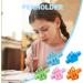 Teksome Pencil Gripper for Children | 5 Ergonomic Rubber Finger Handles | Improve Handwriting & Correct Grip | International Shipping Available - Buy Online on GoSupps.com
