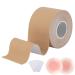 Boobytape for Breast Lift, Adukii Breast Tape With 2 PCS Nipple Covers & 36 PCS Fearless Tape, Bob Tape for Breast Lift Bare Lift Large Breasts Friendly Push Up Strong Support Flesh