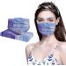 Jingyua 10-Piece Blue Floral 3-Layer Mouth and Nose Protection - Stylish Breathable Bandana Masks for Adults - Buy Online on GoSupps.com