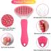 YETEE Dog Grooming Brush Slicker - Shedding Tool for Dogs & Cats - Pink - Buy Online on GoSupps.com