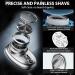 INBOLM Mini Electric Shaver Mini Shavers for Men with LCD Display Portable Pocket Size Mini Shaver USB Type-c Wet and Dry Beard Grooming Kit Suitable for Home and Travel (Silver) - Buy Online on GoSupps.com