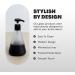 Cleancult Glass Hand Soap Dispenser 12oz 2 Pack - Refillable Container for Hand Soap, Body Wash - Shatter Resistant, Non-Slip Grip - Ideal for Kitchen & Bathroom Sink - Matte Black - Buy Online on GoSupps.com