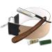 Razor set Razor Set Men Razen Wood Cold Gold Establishment Black Blade With Pasted Solingen and Leather Linen Profess