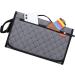 Lekebaby Portable Changing Mat with Wipe Pocket & Head Cushion - Diamond Quilting Grey - Buy Online on GoSupps.com