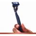 Gillette King C. Men's Razor with Trimmer for Precision Beard Razor + Razor Blade Navy Blue - Buy Online on GoSupps.com