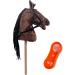 Buy RL24 HKM Hobby Horse Stern with Magicbrush | Plush Dark Brown Horse with Bridle & Long Mane - International Shipping Available! - Buy Online on GoSupps.com