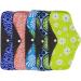 KALLORY 5pcs Reusable Cloth Menstrual Pads - Mama Cloth Liners for Women - Breathable and Portable Napkin Warp Pad - Random Color Pack - 1 Count - Buy Online on GoSupps.com