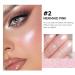 FREEORR Baked Highlighter Powder Palette - Sheer Shimmering Finish (02 Mermaid Pink) - Buy Online on GoSupps.com