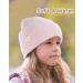 Kids Satin Lined Beanie - Winter Hat for Baby Boys & Girls | Pink Knit Cuffed Beanie - Buy Online on GoSupps.com
