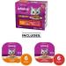 WHISKAS Meaty Selections Adult Wet Cat Food Pat - 6 Chicken 6 Beef 12x100g Tray Beef Chicken Chicken - Beef 100 g (Pack of 12) - Buy Online on GoSupps.com