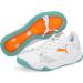 PUMA Unisex Accelerate Turbo Nitro W+ Indoor Trainers - 41 EU | Puma White Neon Citrus Nimbus Cloud Porcelain - International Shipping Available - Buy Online on GoSupps.com