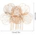 Beaupretty Wedding Hair Side Comb Bride Hair Comb Flower Hair Comb Wedding Headpiece Bridal Hair Accessory for Women - Buy Online on GoSupps.com