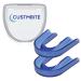 CustMbite Night Guard for Kids Custom Fit Kids Mouth Guard for Teeth Grinding Clenching and Bruxism - Blue 2 Pack