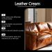 Leather polishing cream nourishing cleaner 120g for furniture and accessories anti-dust and repairing formula suitable for sofas headboards car seats bags jackets - Buy Online on GoSupps.com
