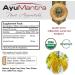AyuMantra Organic Amaltas Tablets (Cassia Fistula) - an Excellent Digestion Correcting herb for Multi-systemic Application - 90 Tablets 1000mg - Buy Online on GoSupps.com