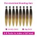 26 Pre-Stretched Braiding Hair 8 Packs | Hot Water Set | Yaki Texture | Itch-Free Synthetic Fiber | Crochet Twist Extensions - 1B/30/27 - Buy Online on GoSupps.com