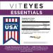 Viteyes Essentials Eye Health Dietary Supplement, Lutein & Zeaxanthin for Macular Support, 90 Capsules 90 Count (Pack of 1) - Buy Online on GoSupps.com