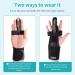 Buy Adjustable Finger Splint Brace for Trigger Finger Support - Right & Left Hand - Fits Index Middle Ring & Pinky - Black - Buy Online on GoSupps.com
