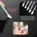 5 PCS Nail Art Sculpture Pen Set - Dual Tipped Silicone Brushes for 3D Nail Gel Carving & Rhinestone Nail Art Tools - Perfect for Professional Nail Design - Buy Online on GoSupps.com