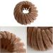 Nest Hair Clips - Velvet Bird Nest Shaped Hair Clips Birds Nest Ponytail Holder | Slip Proof Women Hair Accessories For Ponytail Bun Hairpin Styling And Makeup Facial Washing Work Khaki - Buy Online on GoSupps.com