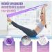 Buy Resistance Bands for Physical Therapy - Stretch Bands for Yoga Pilates & Fitness | 4.9FT Purple with Training Poster - Buy Online on GoSupps.com