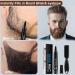Men's Beard Pencil Filler - Waterproof Dark Brown Beard Pen and Brush - Natural Long-Lasting Coverage Mustache Kit for Styling and Thickening Facial Hair - Buy Online on GoSupps.com