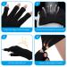 Buy Tiesome UV Protective Gloves for Gel Nail Lamps - UPF50+ Fingerless Gloves for Manicure UV Protection | Black - Buy Online on GoSupps.com