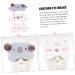 Mobestech 15 Pcs Plush Eye Mask Set | Pink Sleeping Masks Guinea Pig Toys & Silk Scrunchies | Cozy Eye Shades for Women - Buy Online on GoSupps.com