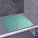 YINENN Square Shower Mat 21x21 with Suction Cups & Drain Holes - Non Slip & Washable - Green - Buy Online on GoSupps.com