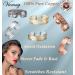 Vicmag 4X Strength Magnetic Copper Rings for Women | 3500 Gauss Magnets | Adjustable, Pure Copper | Jewelry Gift Box | 2PCS (Silver & Silver Gold Plum) - Buy Online on GoSupps.com