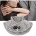 Gray Heating Pillows for Nose & Shoulders | 3-Stage Temperature Adjustment | Massage Mode | Sable Tissue | Electrically Heated Neck Bandage - Shop Internationally - Buy Online on GoSupps.com