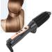 Curling Iron Brush Prevent Scald Portable 100-240V Collapsible Ceramic Ionic Hair Curling Brush For Long Hair (US Plug 100 240V) - Buy Online on GoSupps.com