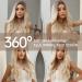 24-Inch Ombre Blonde Wavy Wig for Women - Dark Roots Loose Waves | Glue-Free Daily Cosplay Wig - Buy Online on GoSupps.com