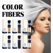 Supersize Color Fibers With Refill Set Colored Hair Thickener True Hair Supersize Color Fibers Temporary Hair Color for Root Touchup with Hair Thickening Fibers Hair Fiber Powder (Gray) - Buy Online on GoSupps.com