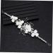 FRCOLOR Floral Headband Bride Headpieces for Wedding Bridal Hair Accessories Wedding Headband Bridesmaid Hair Accessories Rhinestone Headdress Women Headdress for Wedding Tiara White - Buy Online on GoSupps.com