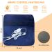 Double Sided Electric Foot Warmer | Non-Slip | 1-8H Timer | Fast Heating Pad | Overheat Protection | Machine Washable | Under Desk/Bed/Office/Home | Navy | 10 ft Core | 20x20 Inch - Buy Online on GoSupps.com