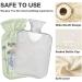 Naanle Palm Sea Wave Hot Water Bottle - Transparent Hand & Foot Warmer for Pain Relief | 1L Heat & Cold Therapy - Buy Online on GoSupps.com