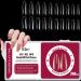 TuDou Soft Gel Full Cover Nail Tips 240PCS Clear Coffin & Almond Gelly Tips for Soak off Nail Extensions Long False Press on Nails with Box for Nail Art Salon and Home DIY 10 Sizes& 2 Shapes 240 Piece Assortment