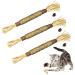 3 Pack Silvervine Sticks Cat Toys for Indoor Cats Interactive Silvervine for Cats Catnip Toys for Indoor Cats Chew Toy for Cat Teeth Cleaning Kitten Teething Brown
