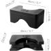 EASICOZI Portable Bathroom Squat Stool - Adjustable Height Squatting Toilet Stool - Foldable Step Stool for Adults and Teens (Black) - Buy Online on GoSupps.com